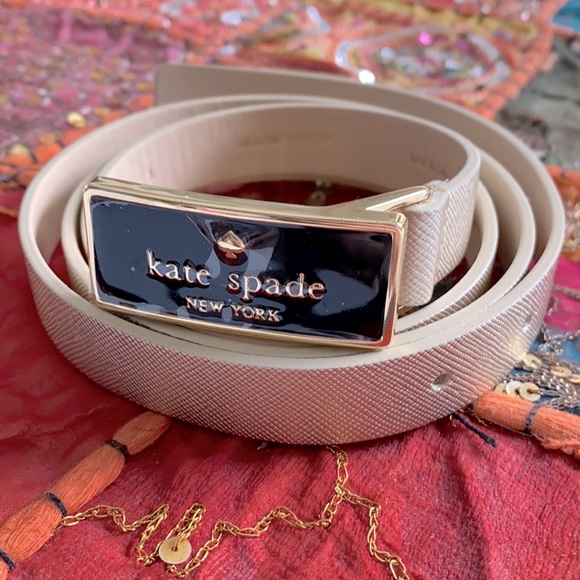 Kate Spade Accessories Kate Spade Leather Belt Gold Size Large Poshmark
